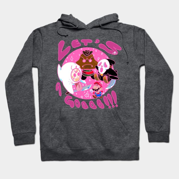 Spooky world (PINK) Hoodie by Okay o_Random_Shop